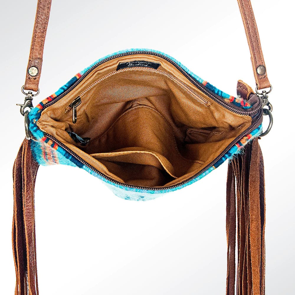 American Darling Western Saddle Blanket Bag ~ Multi Blue American Darling Bag Multi Blue