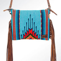 Thumbnail for American Darling Western Saddle Blanket Bag ~ Multi Blue American Darling Bag Multi Blue